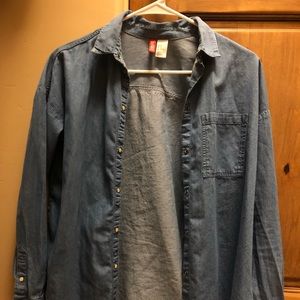 Denim Button Down Shirt